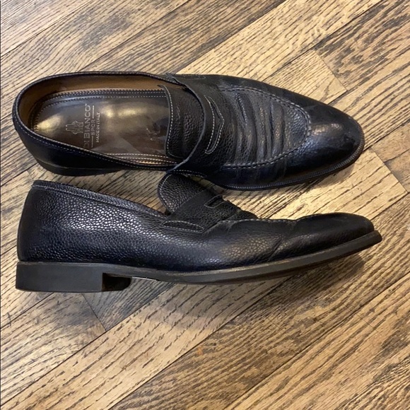 Di Bianco Black Loafers Size 11